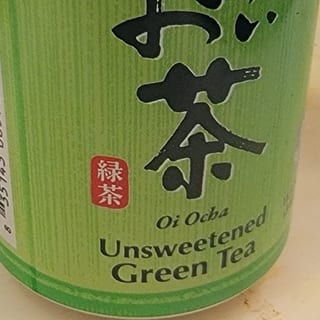 Japanese Unsweetened Green Tea Can