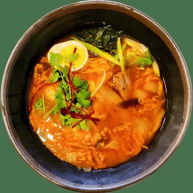 Kimchi Seafood Ramen.
